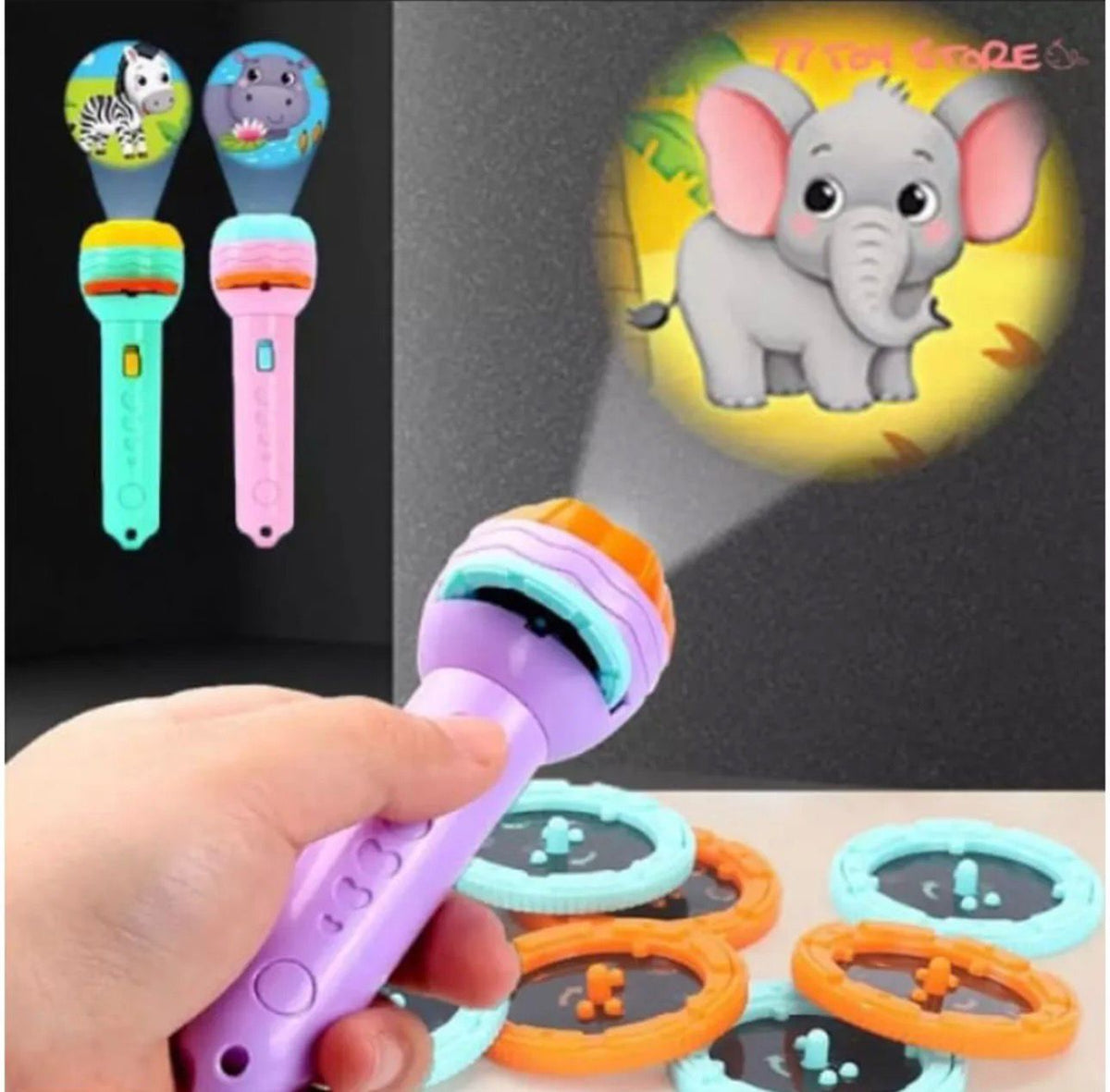 Mini Projector Torch Toy for Kids