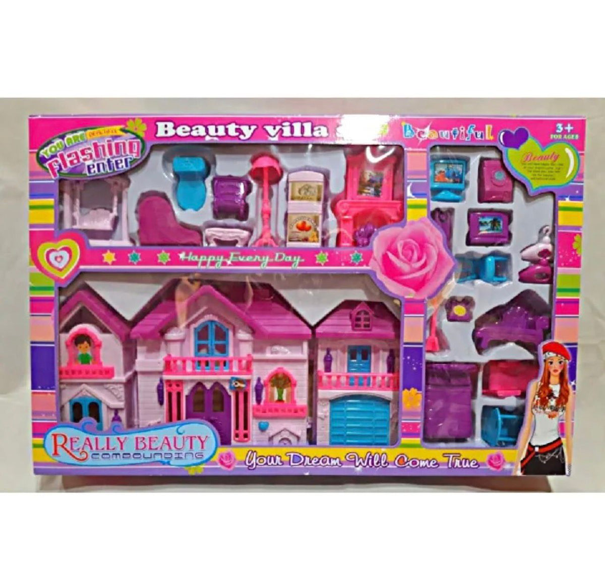 Shop Big Doll House Beauty Villa Set